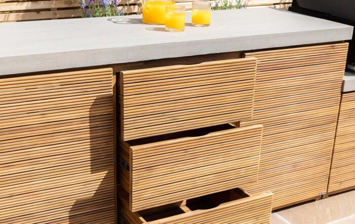 Maze Bali Outdoor Kitchen Storage Unit - Large Configuration