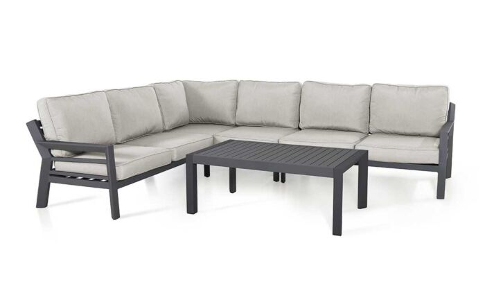 Maze New York Garden Corner Set - Dove Grey Maze New York Garden Corner Set - Dove Grey