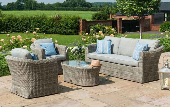 Maze Oxford 3 Seat Garden Sofa Set