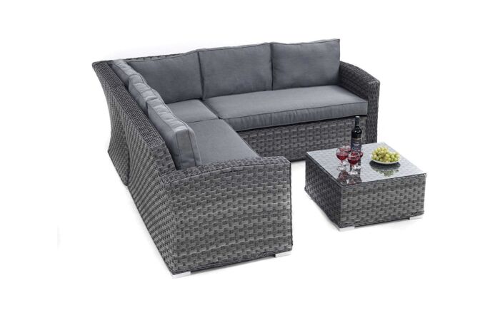 Maze Victoria Small Garden Corner Sofa Set