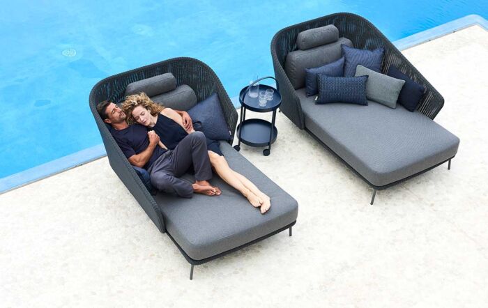 Cane-Line Mega Day Bed Left