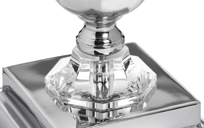 Hill Interiors Milan Chrome Table Lamp