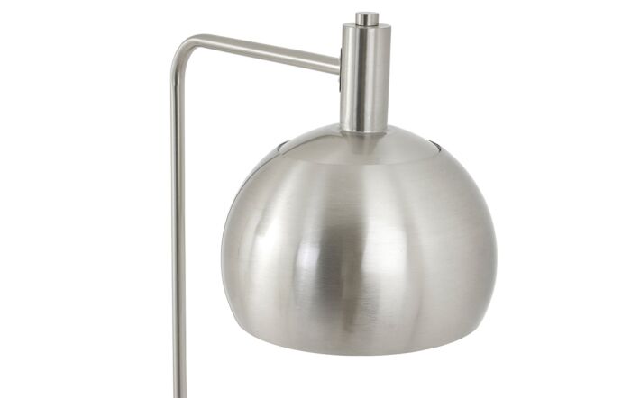 Hill Interiors Marble And Silver Industrial Adjustable Floor Lamp