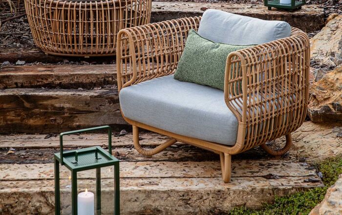 Cane-Line Garden Nest Chairs and Sofa Set