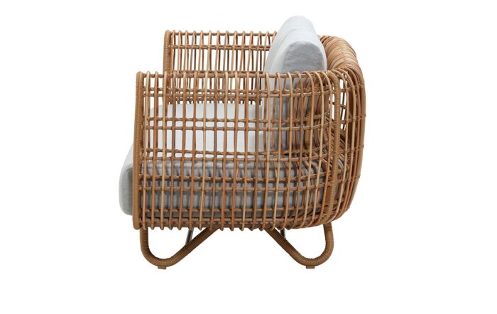 Cane-Line Garden Nest Chair and Peacock Large Wing Sofa