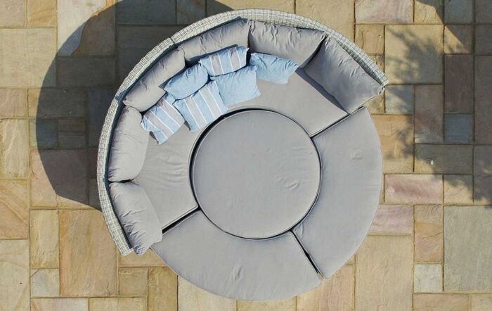 Maze Oxford Rattan Lifestyle Sofa Suite with Rising Table