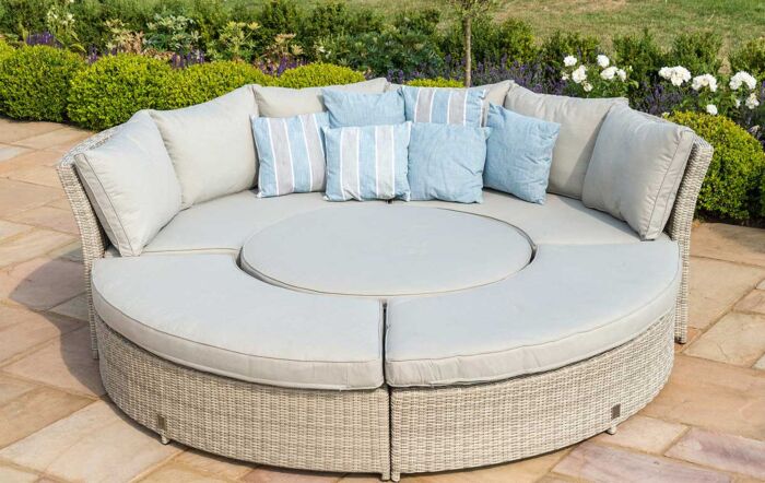 Maze Oxford Rattan Lifestyle Sofa Suite with Rising Table
