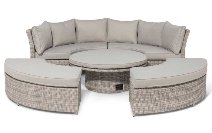 Maze Oxford Rattan Lifestyle Sofa Suite with Rising Table