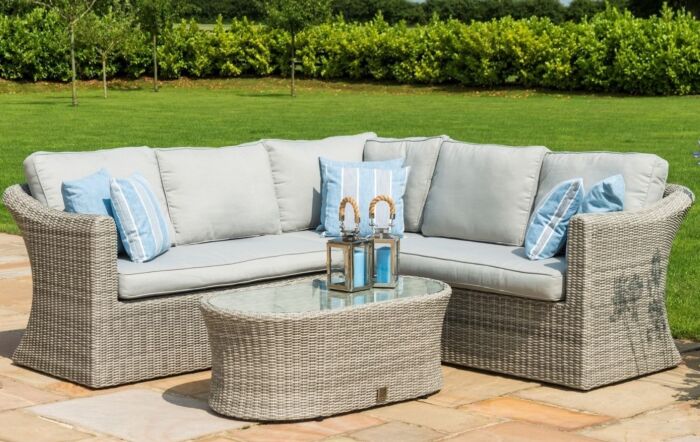 Maze rattan oxford corner sofa clearance