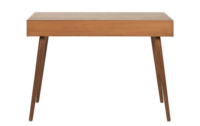 Pacific Lifestyle Klee Black Pine Wood 3 Drawer Desk