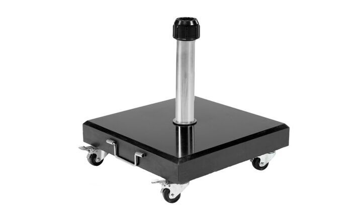 Pacific Lifestyle Riva 3m Round Parasol with Base - Olive