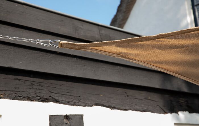 Pacific Lifestyle 3m x 4m Rectangular Shade Sail Sand