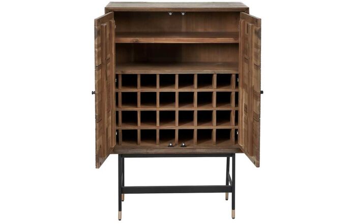 Pacific Lifestyle Arte Acacia Wood Bar Cabinet