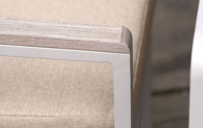 Pacific Lifestyle Aruba Six Seat Garden Dining Set - Latte