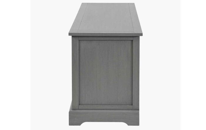 Pacific Lifestyle Devonshire Grey Wood 3 Drawer 3 Basket Unit