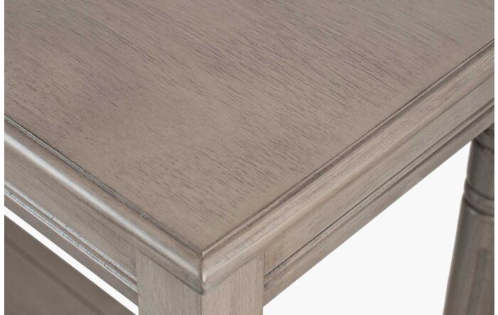 Pacific Lifestyle Heritage Taupe Pine Wood Rectangular Console Table