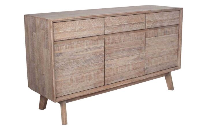 Pacific Lifestyle Kalmar Sand Wash Acacia Wood Sideboard