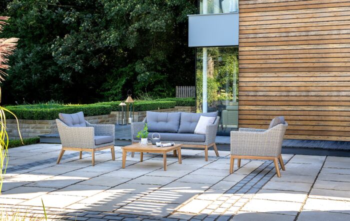 Pacific Lifestyle Larissa Lounge Set - Light Kubu Grey