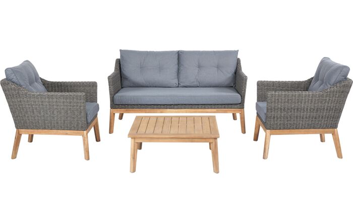 Pacific Lifestyle Larissa Lounge Set - Kubu Grey