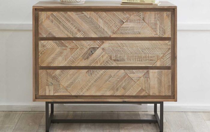 Pacific Lifestyle Marca Acacia Wood 3 Drawer Unit