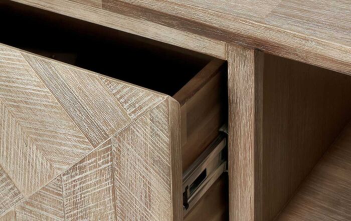 Pacific Lifestyle Marca Acacia Wood 1 Drawer Console Table