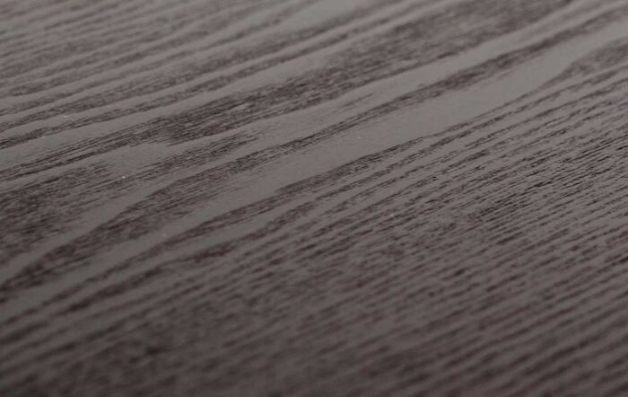 Pacific Lifestyle S/2 Mashiko Black Ash Veneer and Black Metal Console Tables