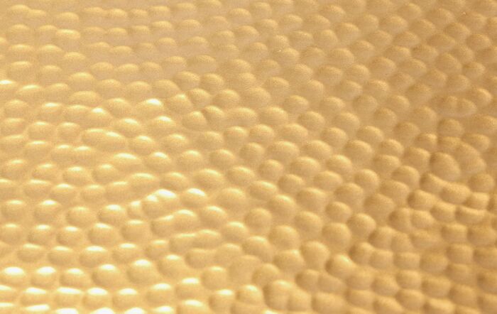 Pacific Lifestyle Sangli Hammered Metal Antique Brass Colour Stool