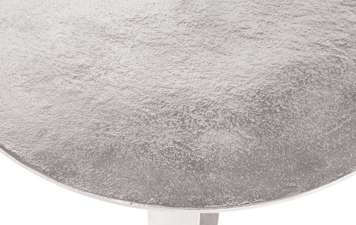 Pacific Lifestyle Zaneta Shiny Silver Metal Table