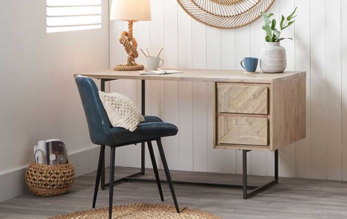 Pacific Lifestyle Marca Acacia Wood 2 Drawer Desk