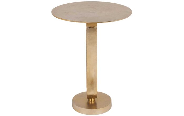 Pacific Lifestyle Zeneta Shiny Gold Metal Table