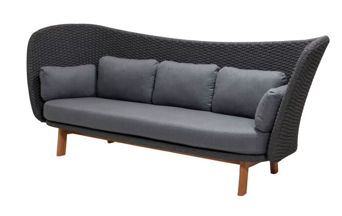 Cane-Line Garden Nest Chair and Peacock Large Wing Sofa