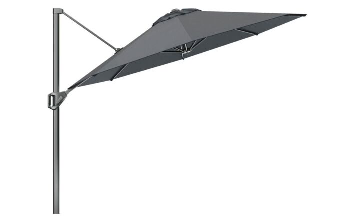 Pacific Lifestyle Voyager T1 3m Round Anthracite Parasol with 90kg Granite Base