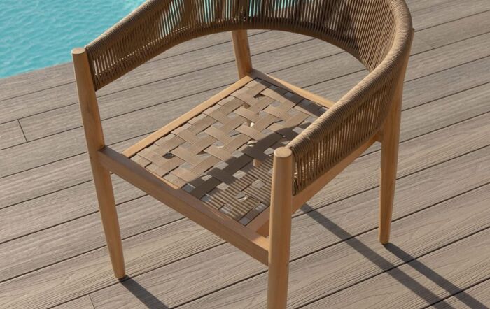 Maze Porto 4 Seat Round Garden Dining Set