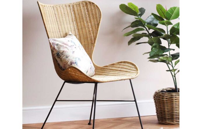 Porto Wing Chair-Natural