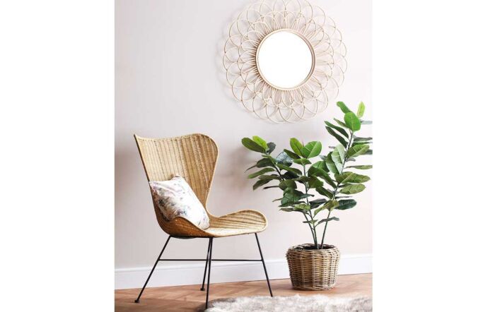 Porto Wing Chair-Natural