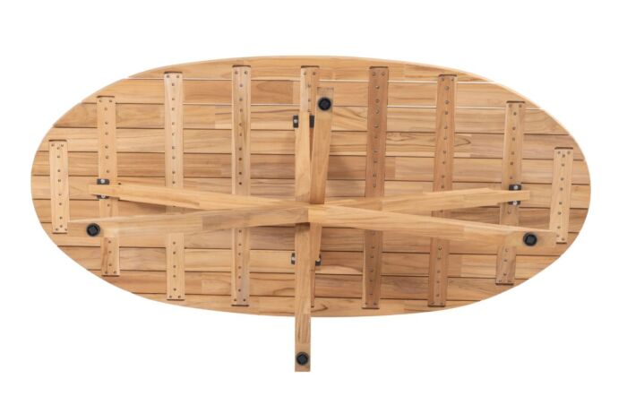 4 Seasons Outdoor Barista 6 Seat Ellipse Dining Set