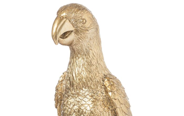 Hill Interiors Percy The Parrot Gold Table Lamp