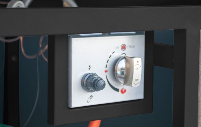 Maze Pulse 3 Seat Sofa Set With Firepit Table - Oatmeal