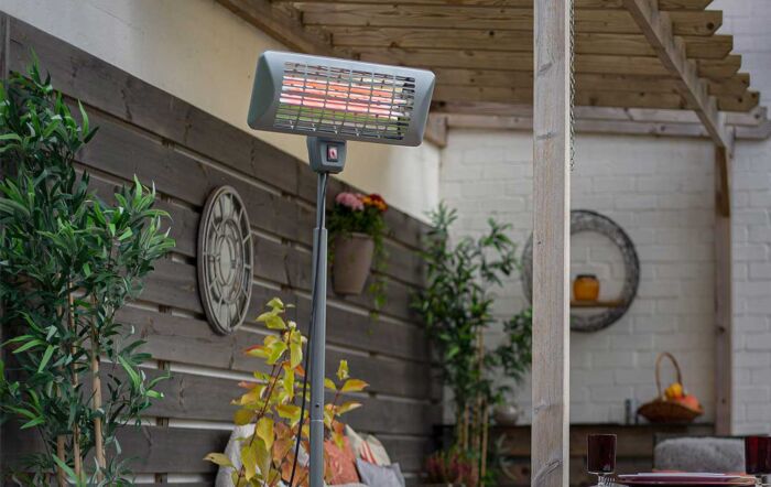 La Hacienda Standing Quartz Heater