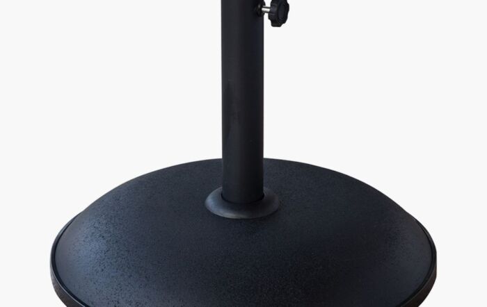 Pacific Lifestyle Riva 2.5m Round Luna Grey Parasol & 25kg Base