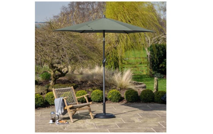 Pacific Lifestyle 2.5m Round Parasol - Olive