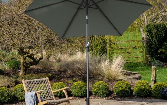 Pacific Lifestyle Riva 2.5mt Olive Parasol With 40kg Wheeled Base