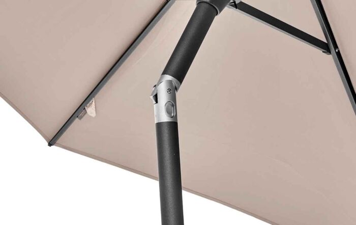 Pacific Lifestyle Riva Platinum Parasol - Taupe 2.5 Metre