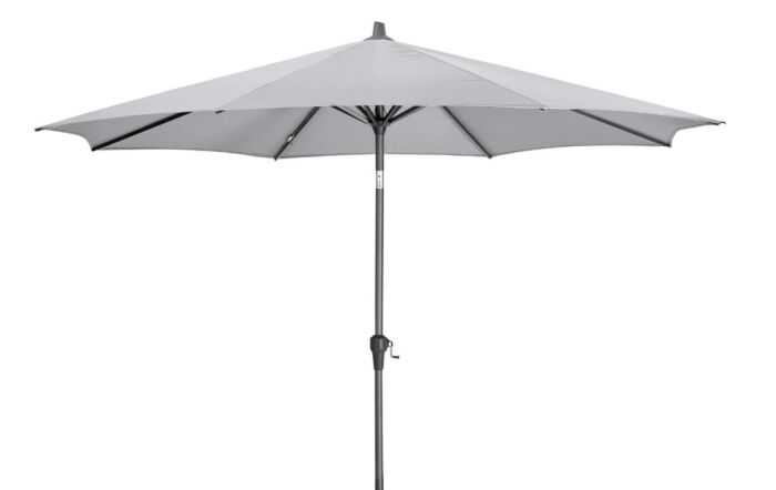 Pacific Lifestyle Riva 3.5m Luna Grey Parasol With 40kg Wheeled Base