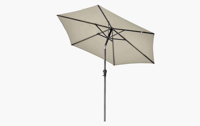 Pacific Lifestyle Riva 2.5m Round Champagne Parasol