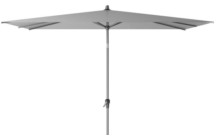 Pacific Lifestyle Riva Luna Grey 3 x 2mt Parasol With 40kg Ceramica Wheeled Base