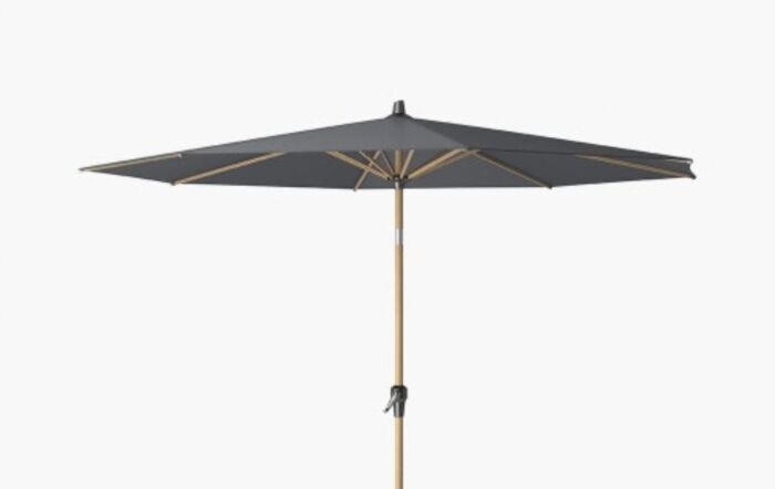 Platinum Riva Teak 3m Round Anthracite  Parasol & 15kg Base