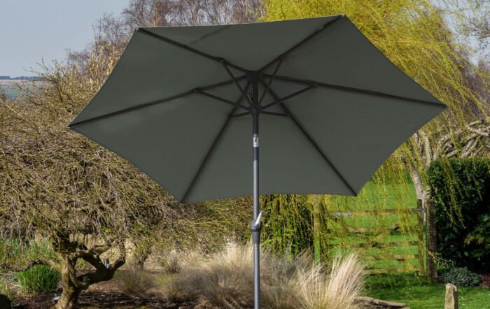 Pacific Lifestyle Riva 2.5mt Olive Parasol With 40kg Wheeled Base
