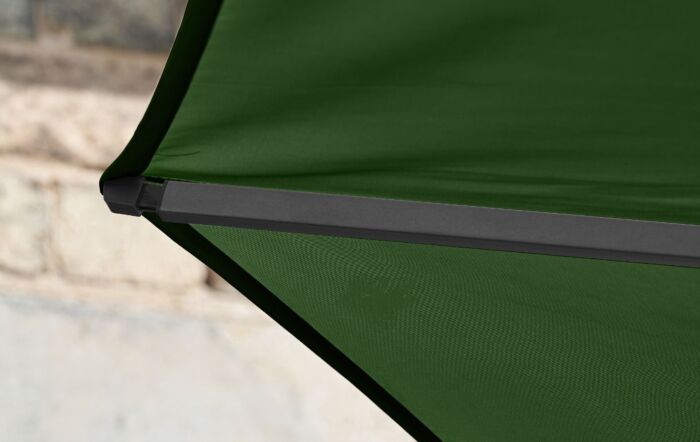 Pacific Lifestyle Riva 3m Round Olive Parasol & 25kg Base