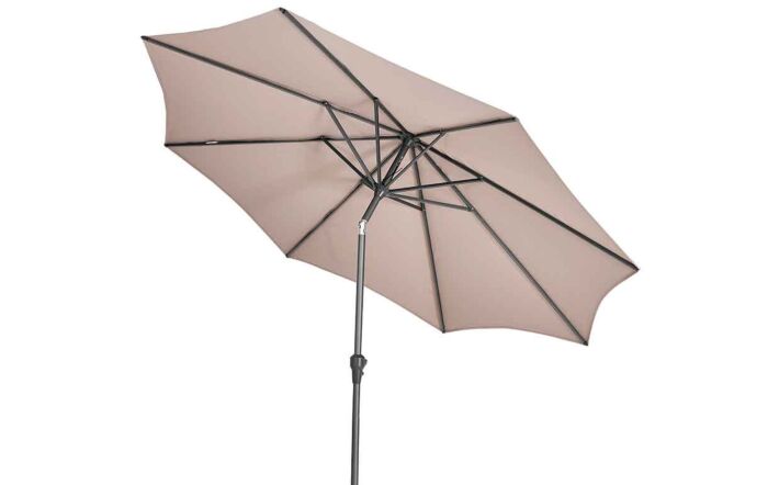 Pacific Lifestyle Riva Platinum Parasol - Taupe 3 Metre